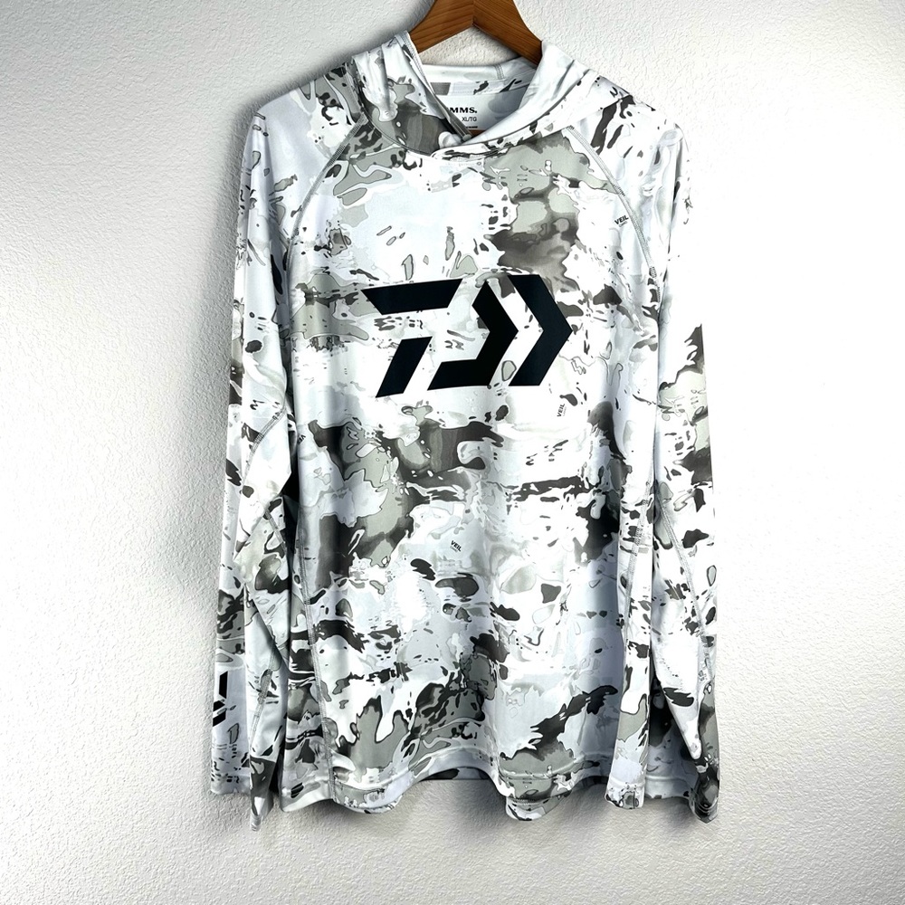 Simms Solarflex Camo Hoody Sz XL